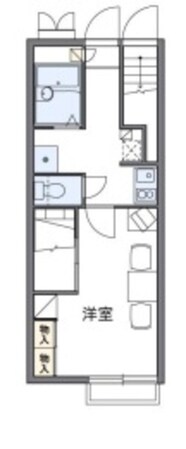 レオパレスリバーサイド上砂の物件間取画像